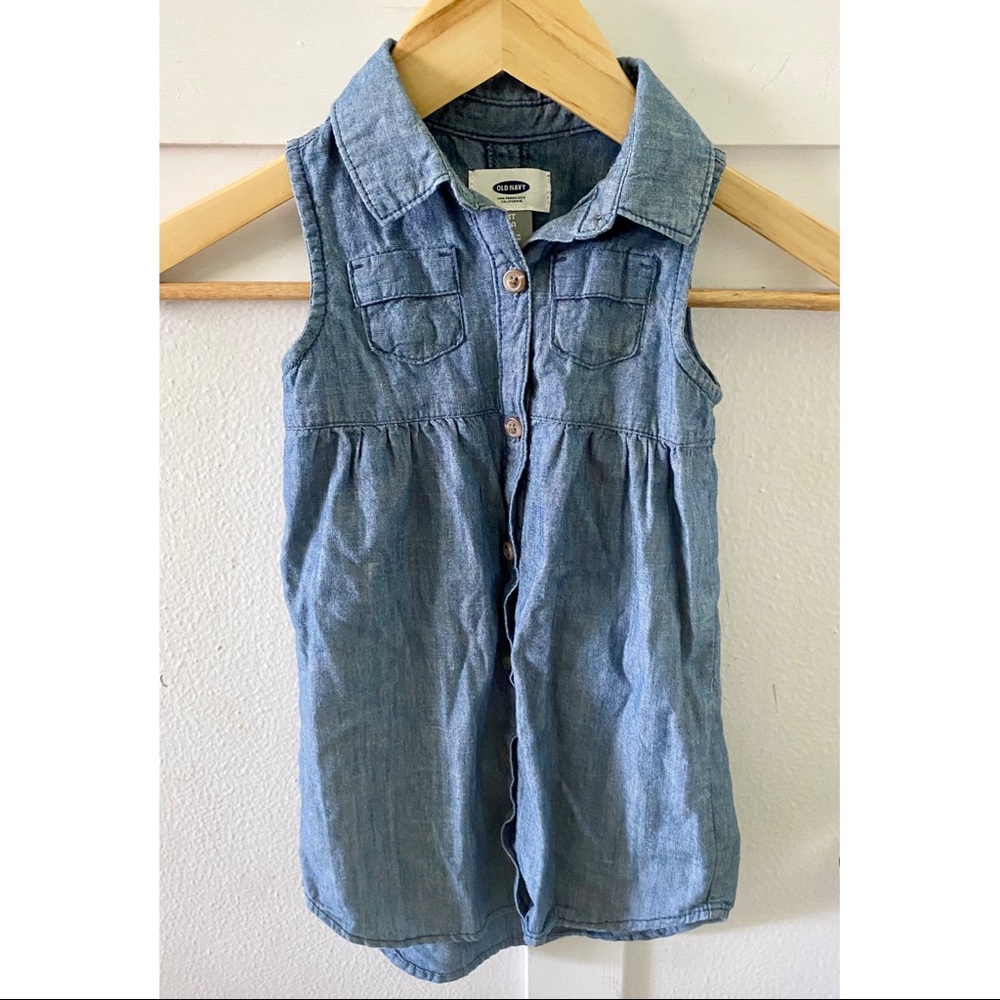 Old Navy Collared Denim Dress   5/$25🛍